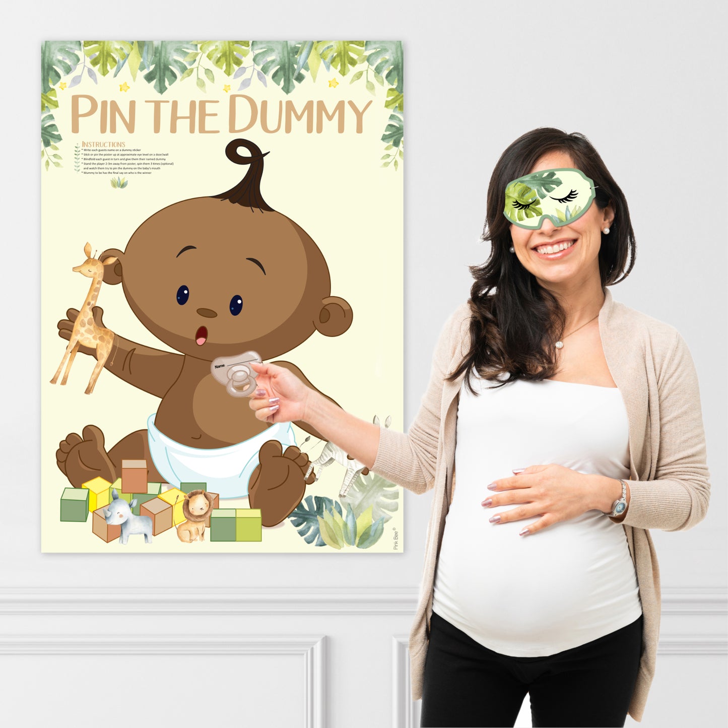 Safari Pin the Dummy Game ethnic