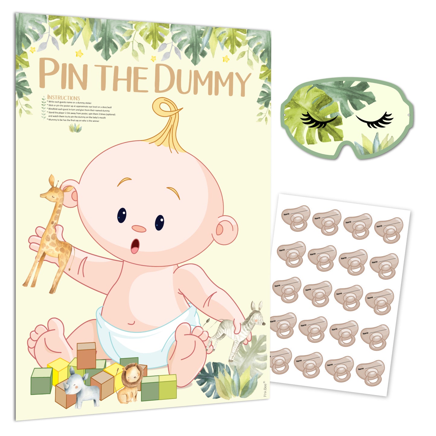 Safari Pin the Dummy Game