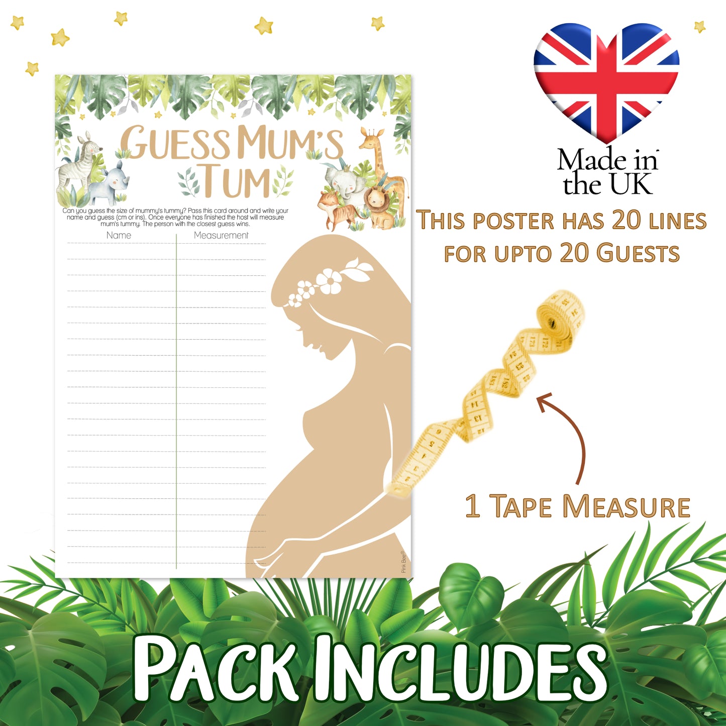 Baby Safari Guess Mums Tum Game