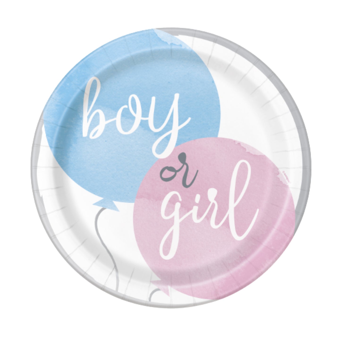 Gender Reveal Plates NEW