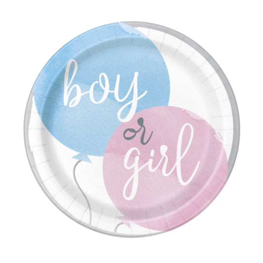 Gender Reveal Plates NEW