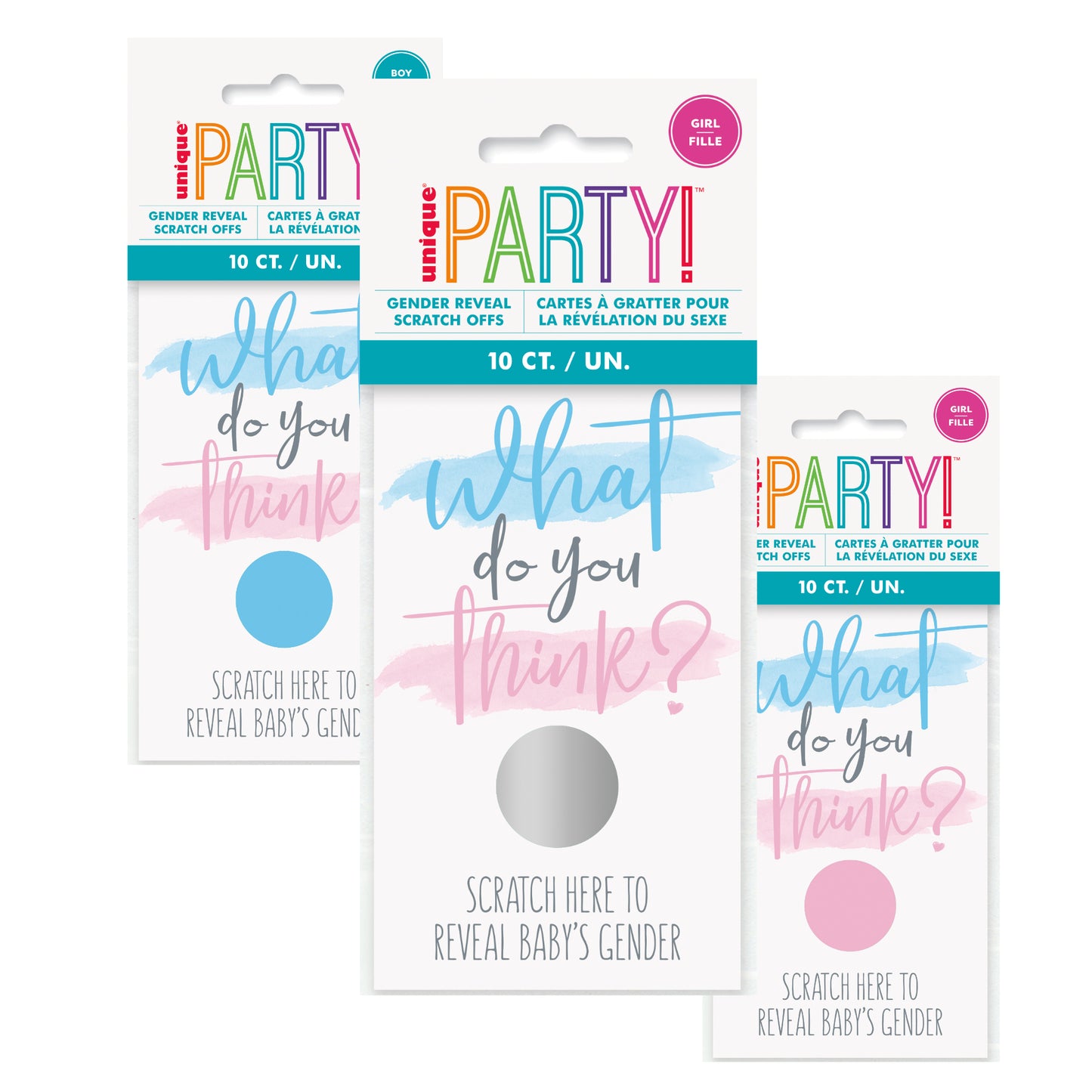 Gender Reveal Scratchcards NEW