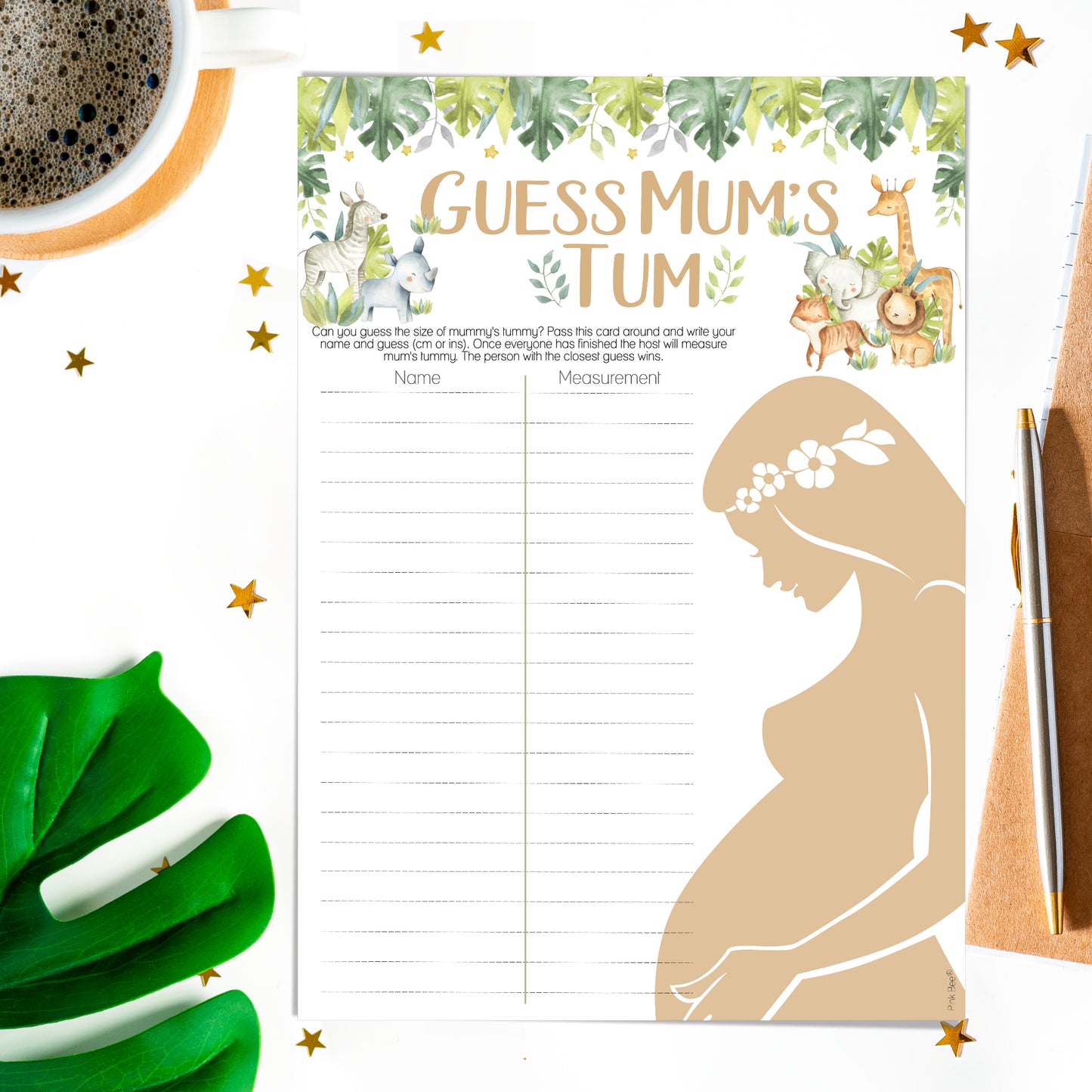 Baby Safari Guess Mums Tum Game