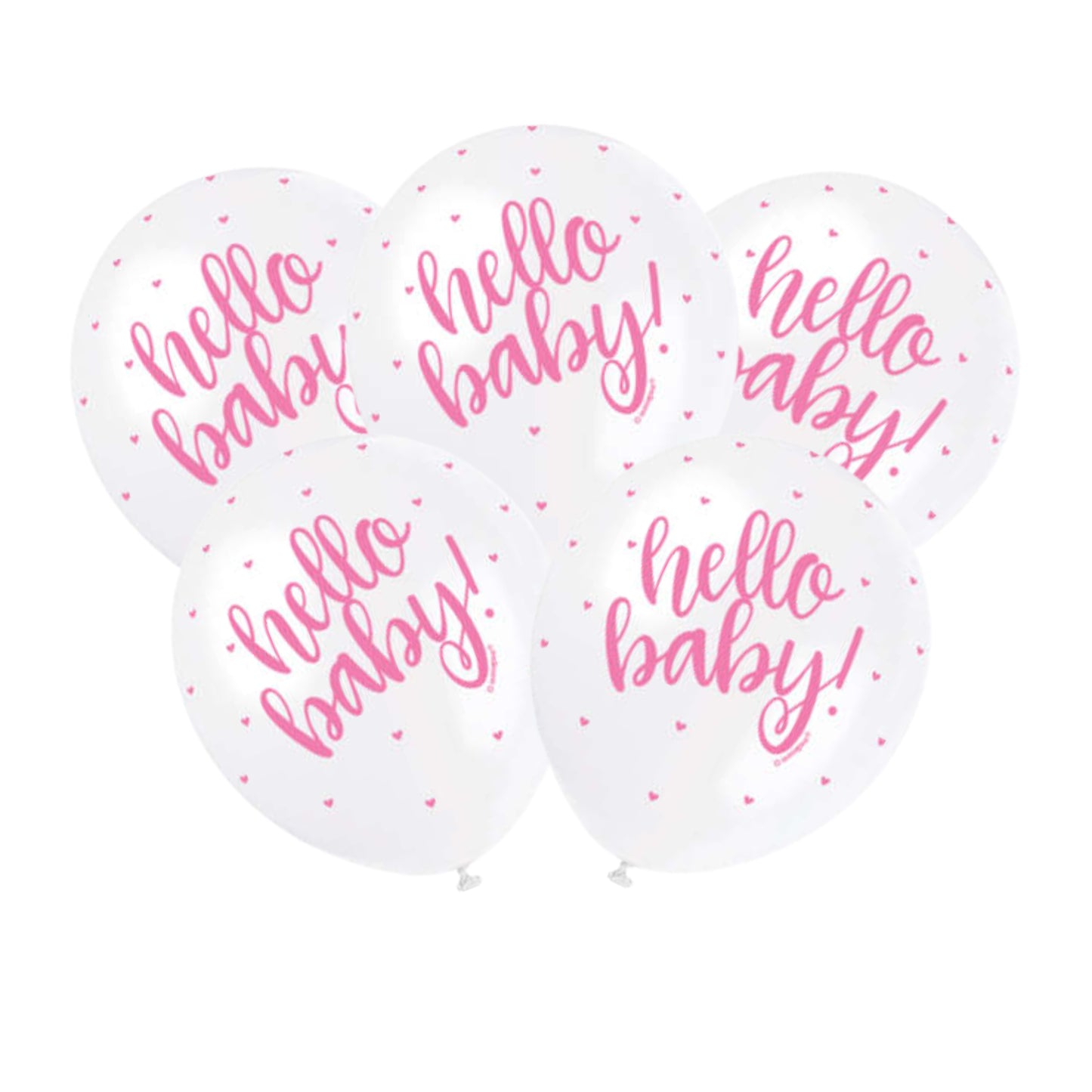 Hello Baby! Balloons Pink