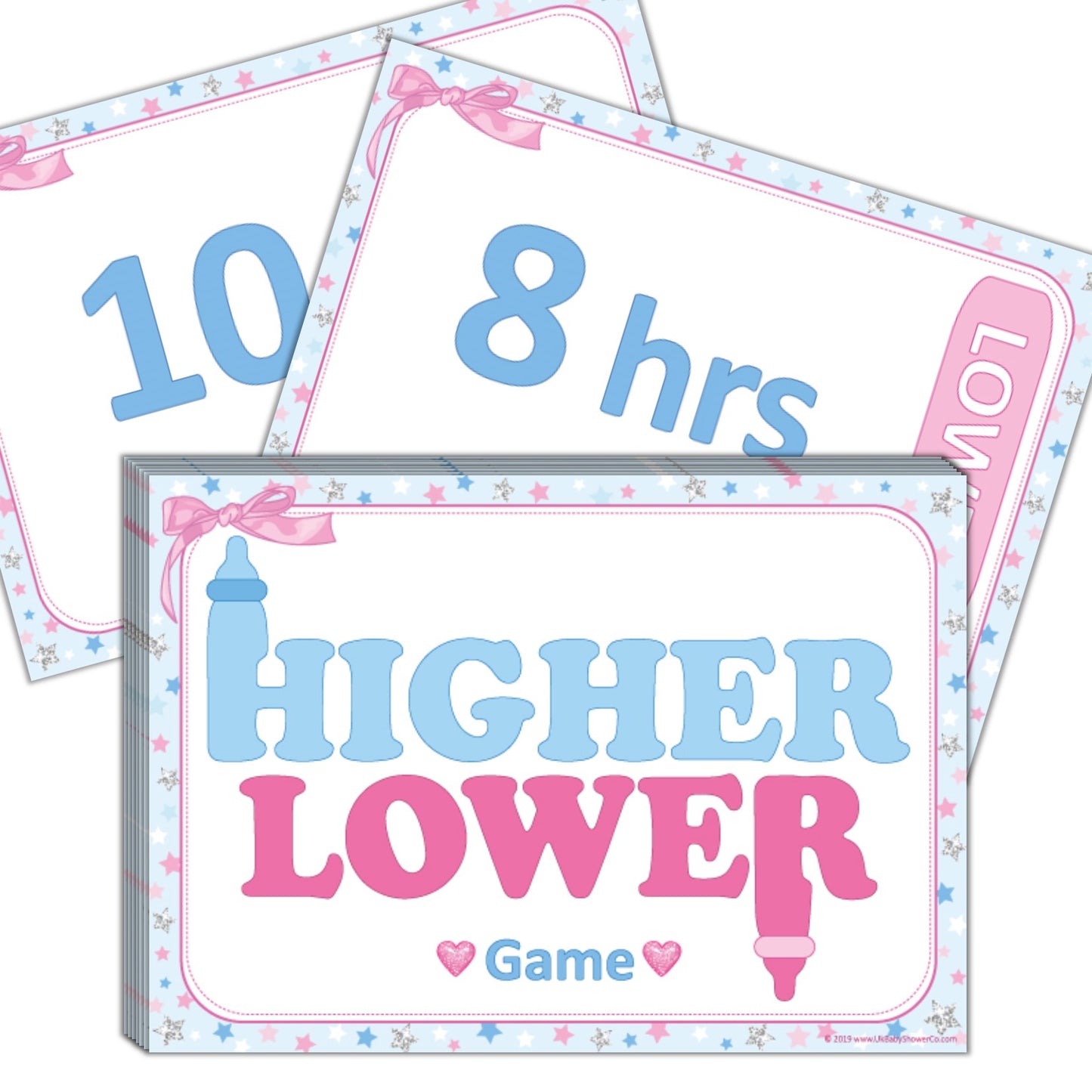 **NEW IN** Higher or Lower Game - Uk Baby Shower Co ltd