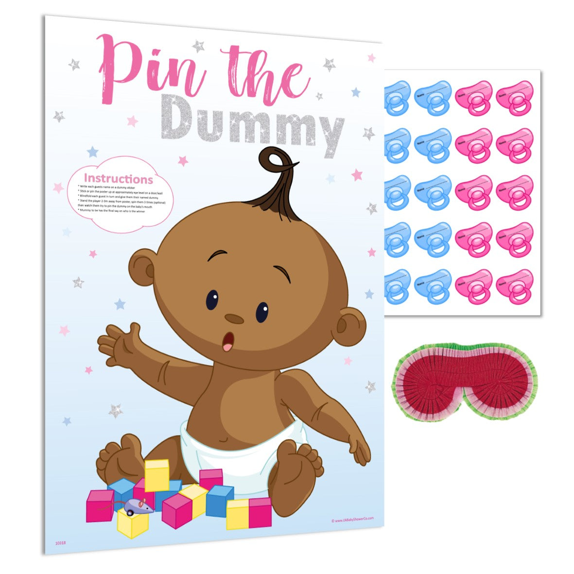 Unisex Stars Pin the Dummy Game Ethnic