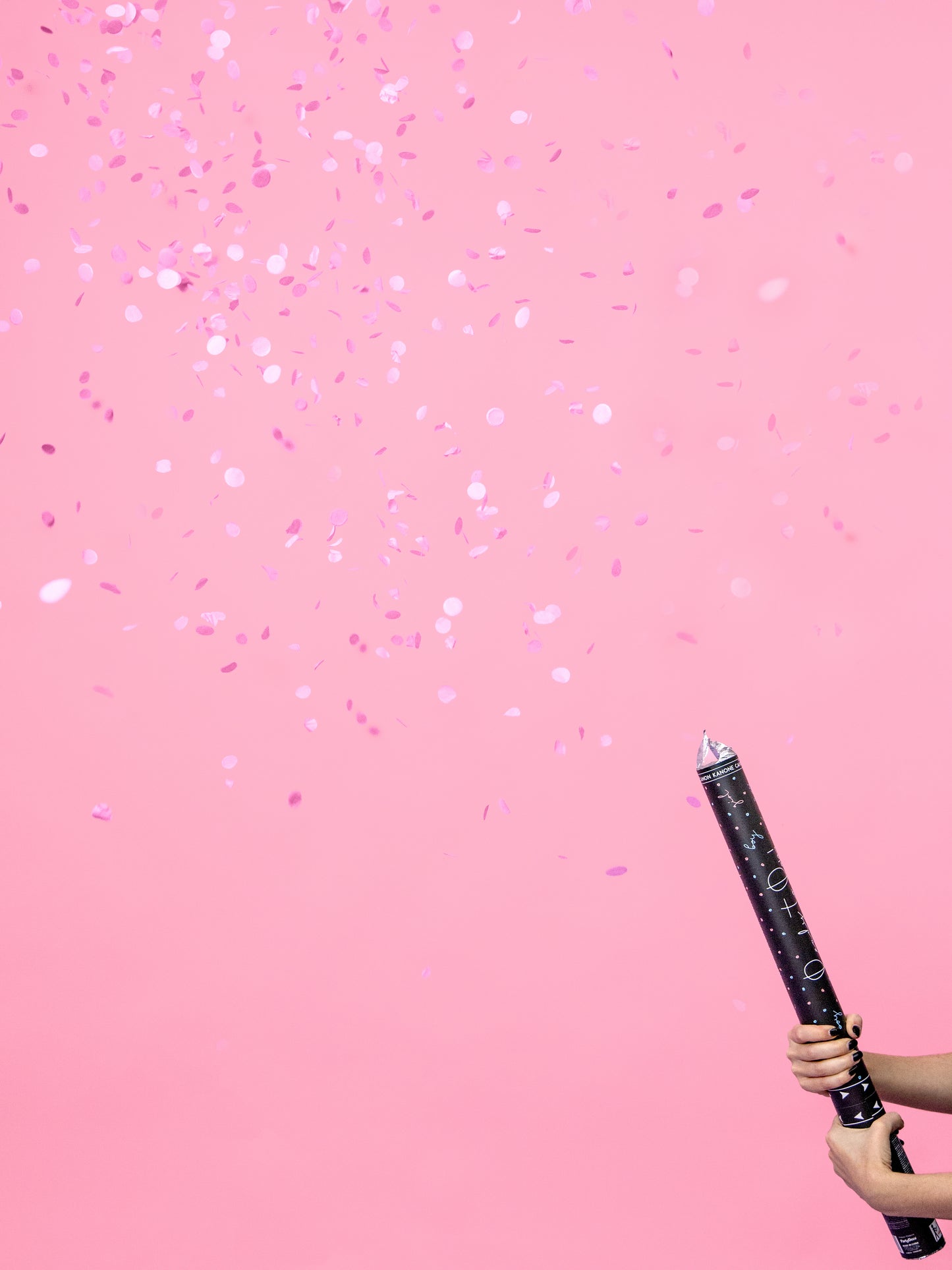 Gender Reveal Giant Confetti Cannon - PINK - Uk Baby Shower Co ltd